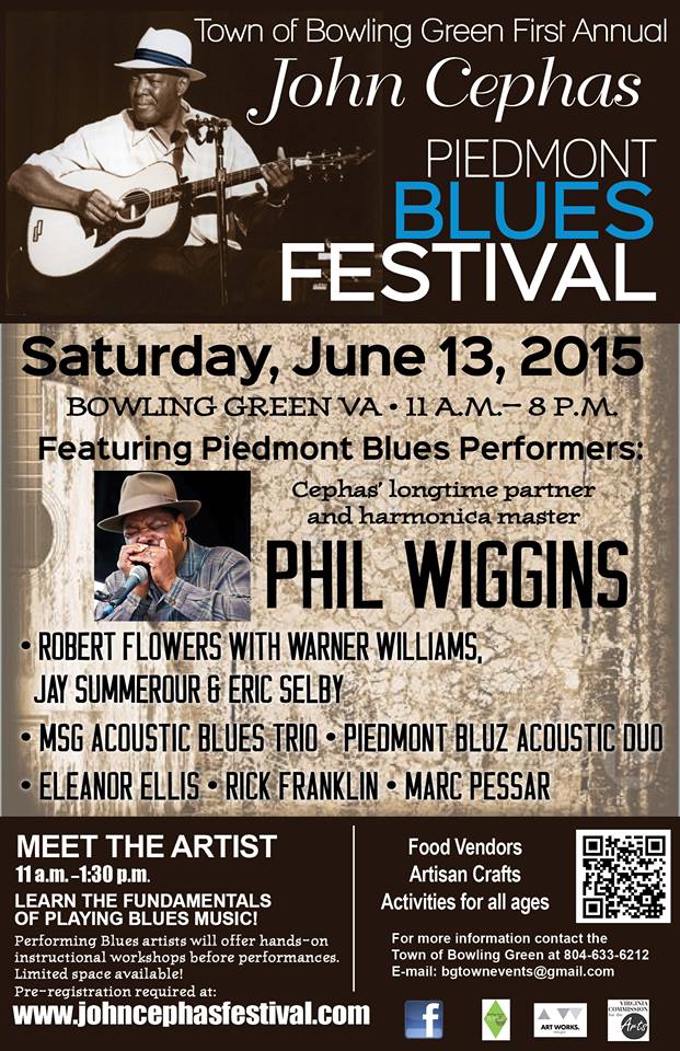 Jeff Sili John Cephas Piedmont Blues Festival
